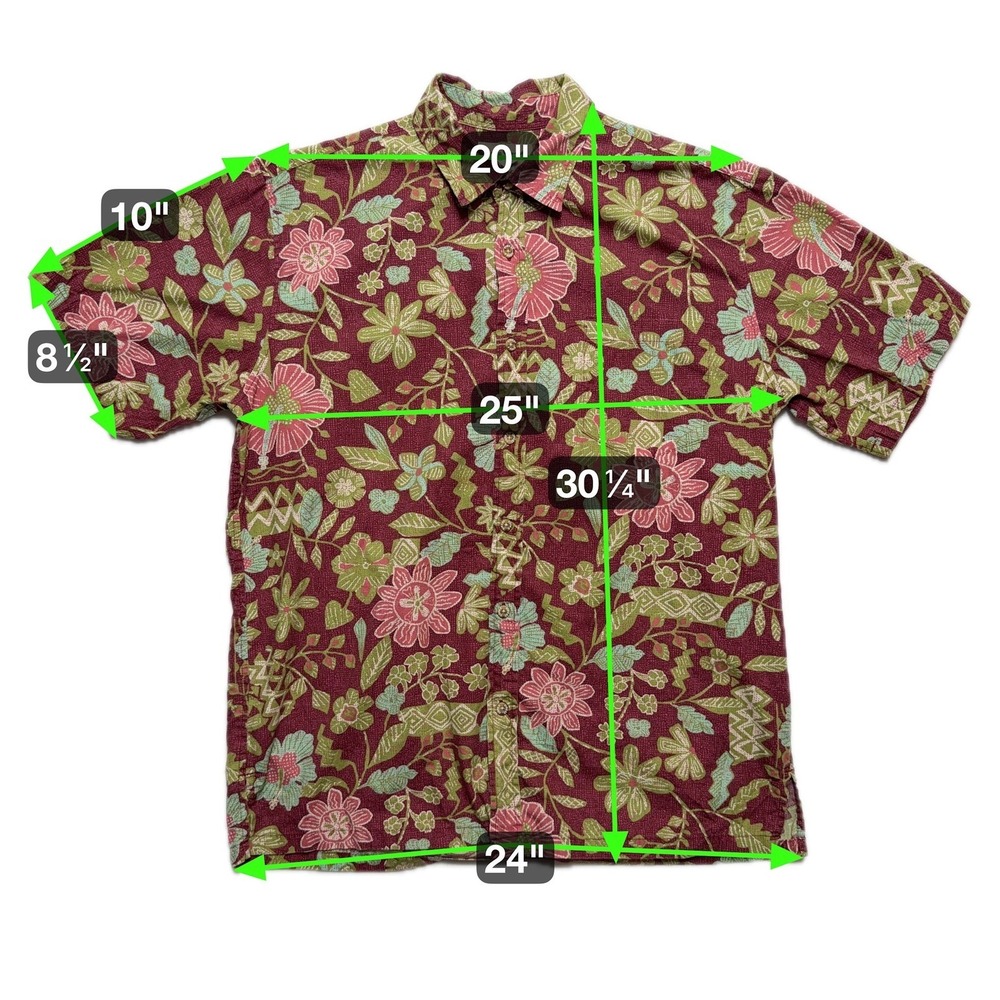 Cooke‎ Street Honolulu Hawaiian Shirt Large Cotton Aloha Tropical - Picture 8 of 8